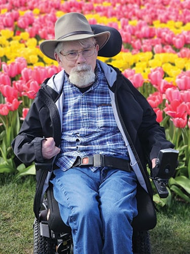 At the tulip festival