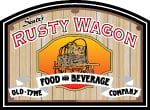 rusty wagon old tyme food logo