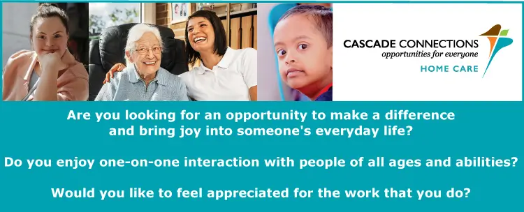 home care aide hiring banner