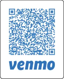 blue venmo qr code